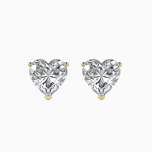 Regal Heart Diamond Studs (2.00)