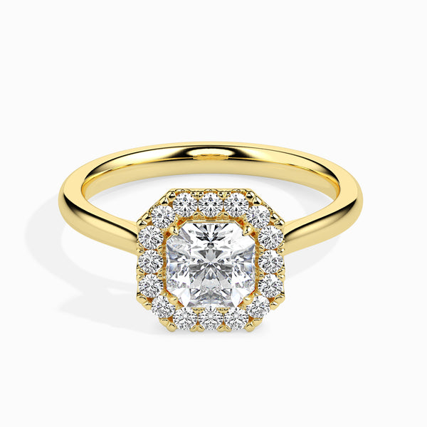 Cecilia Halo Engagement Ring Radiant Cut