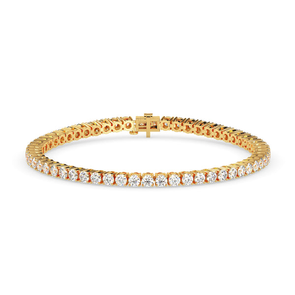 Golden Horizon Tennis Bracelet