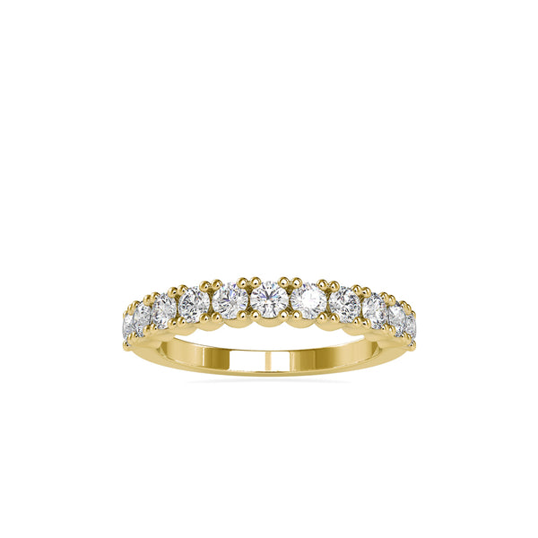 Round Diamond Milgrain Band